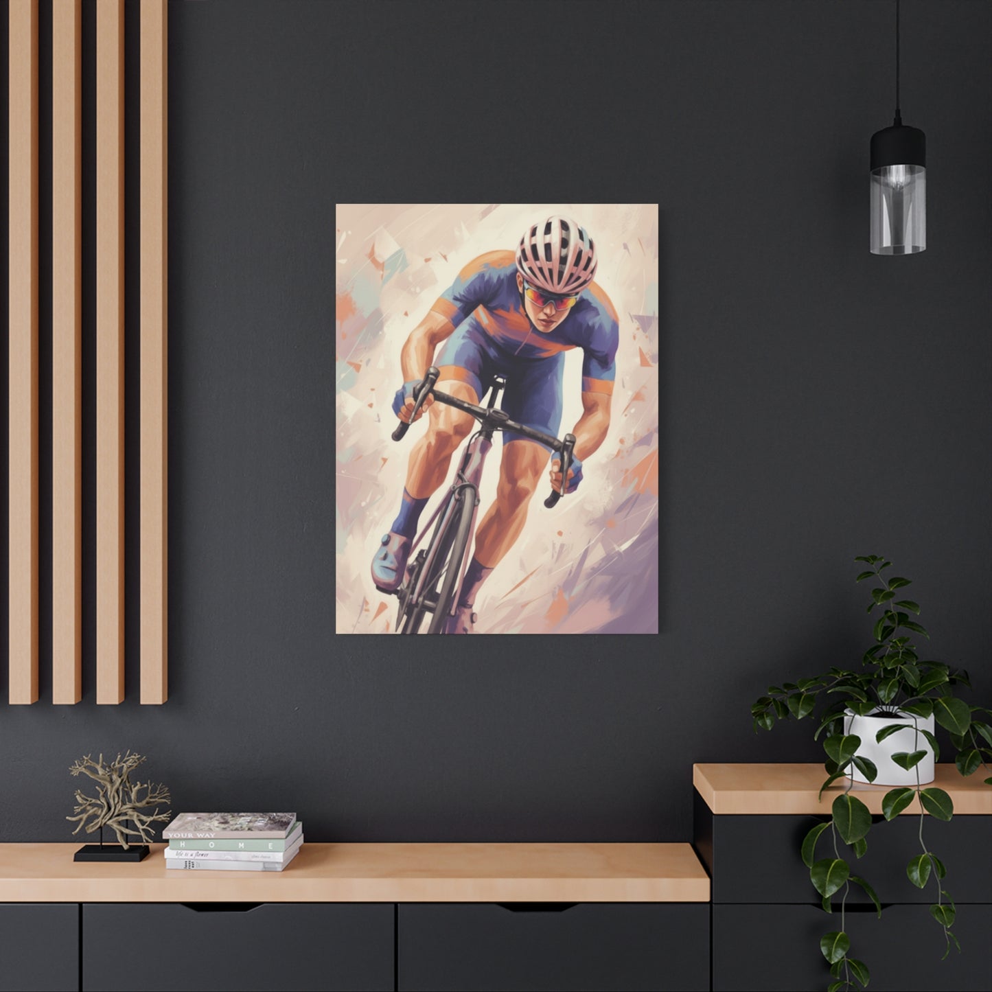 Color Splash Cyclist - Female