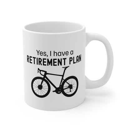 Retirement Plan Cycling Mug