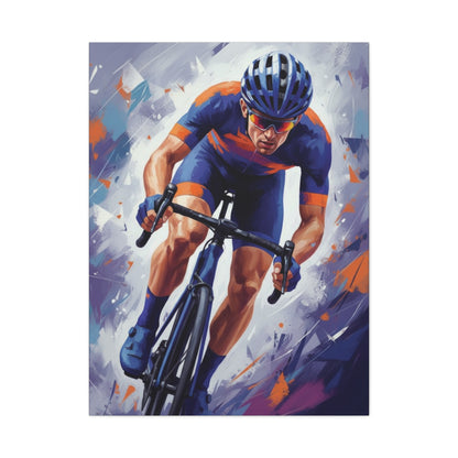 Color Splash Cyclist - Male