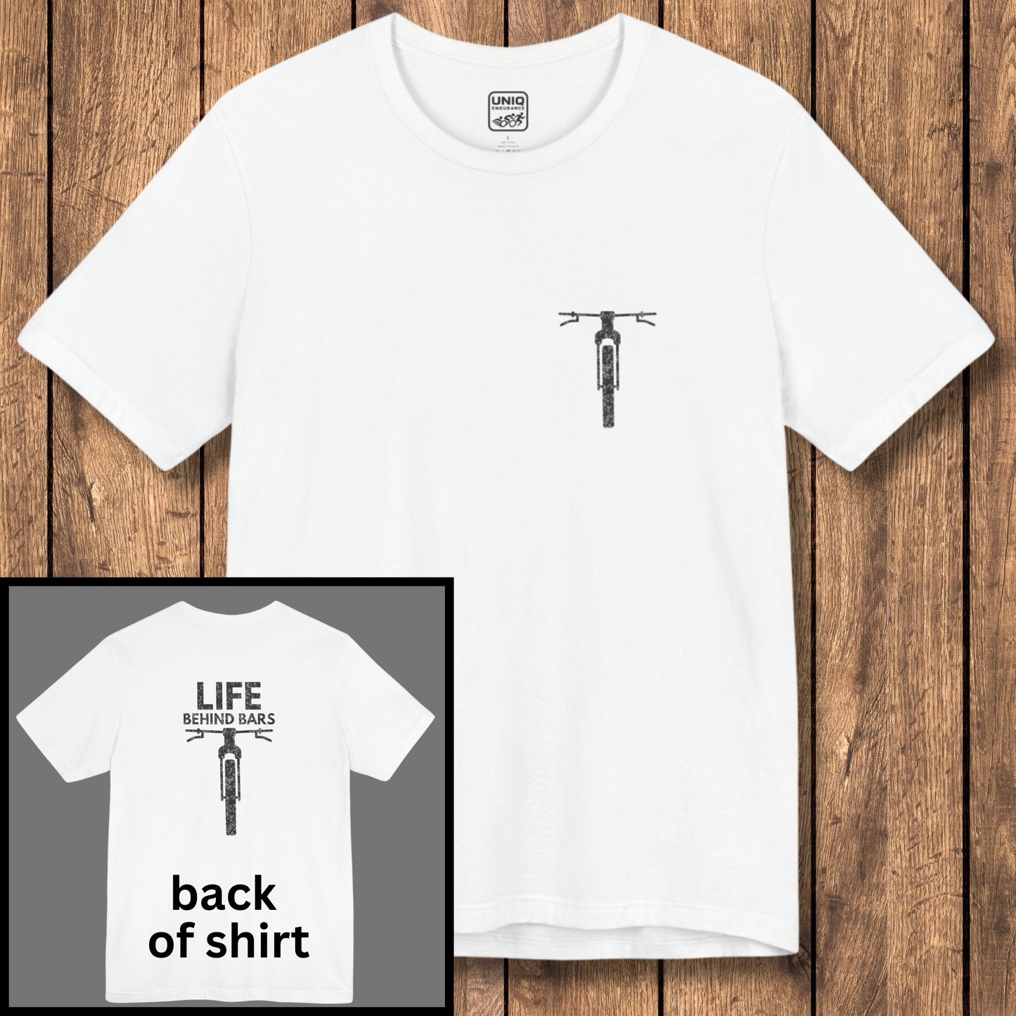 Back Print Behind Bars Tee