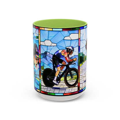 Stained Glass TRI Mug (11, 15oz)