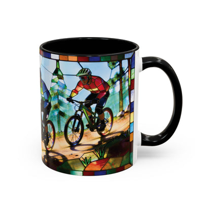 Stained Glass MTB Mug (11, 15oz)