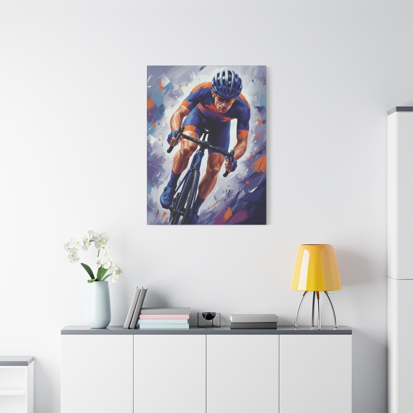 Color Splash Cyclist - Male