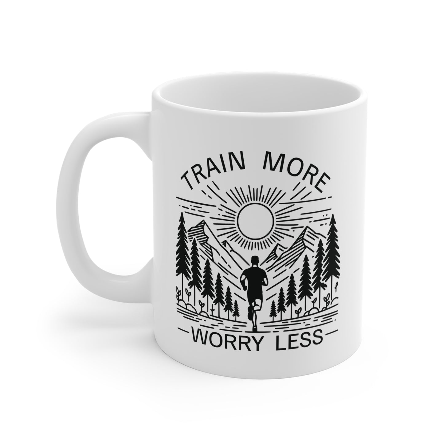 Worry Less Running Mug