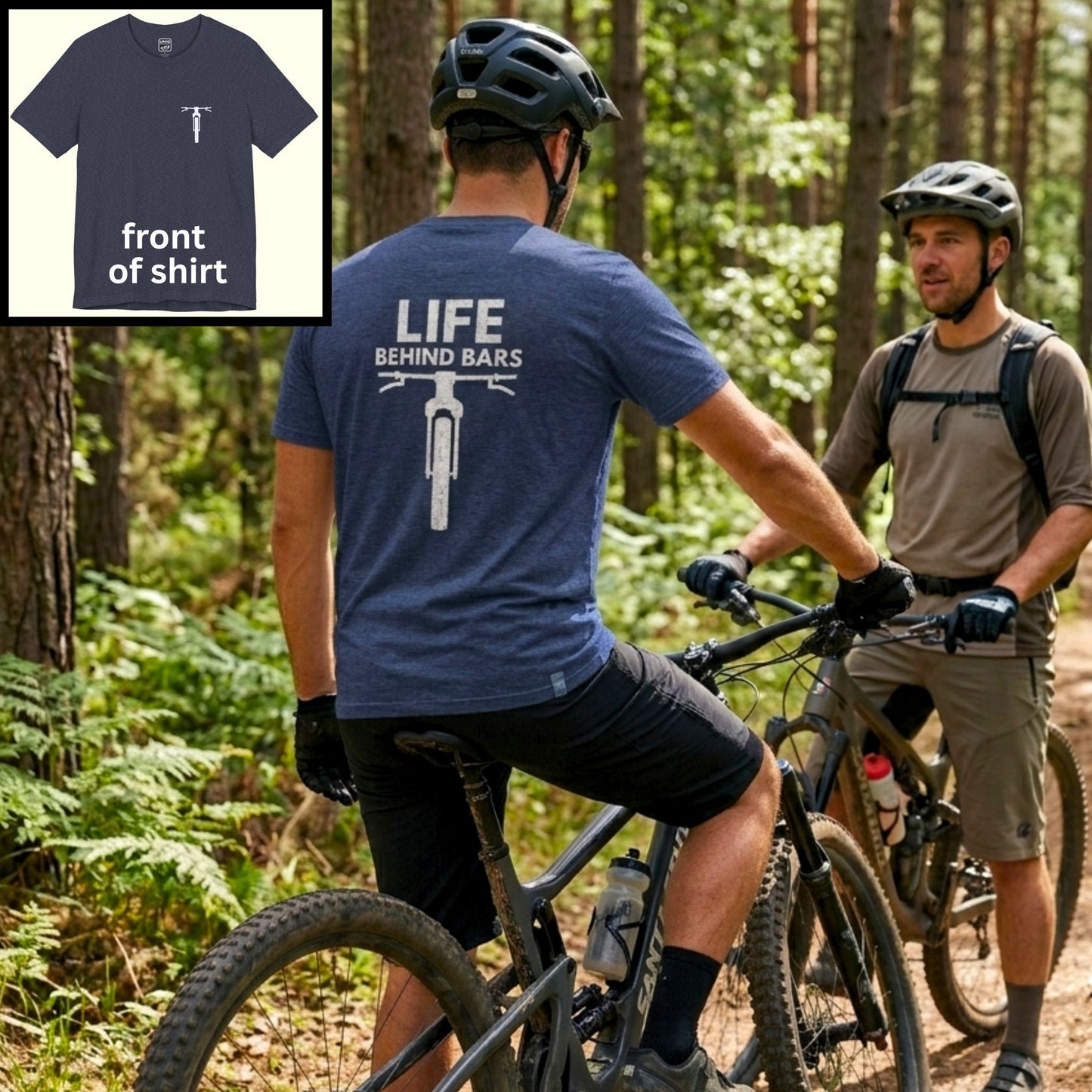 Back Print Behind Bars Tee