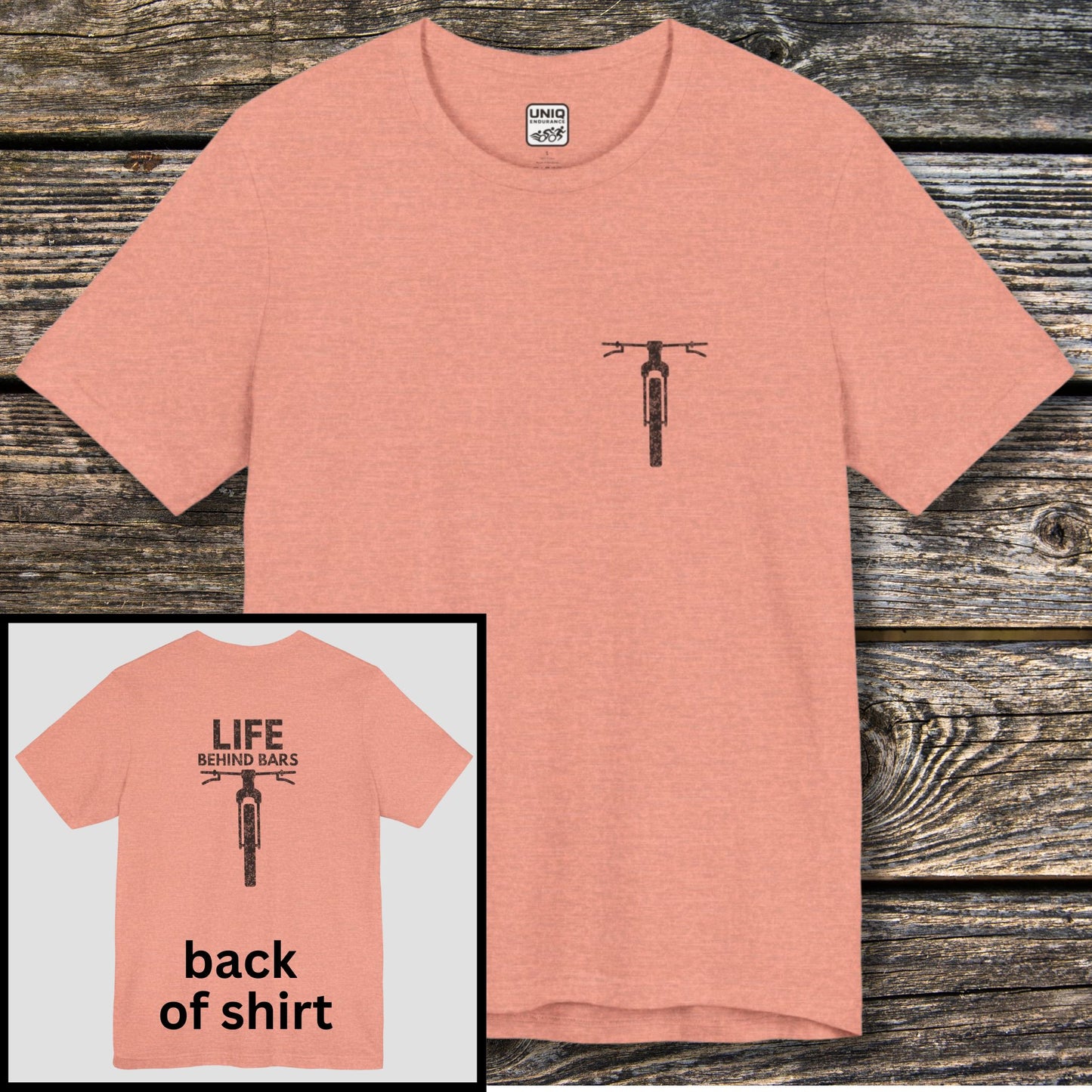 Back Print Behind Bars Tee