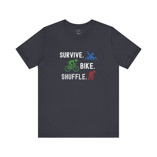 Survive Bike Shuffle Tee
