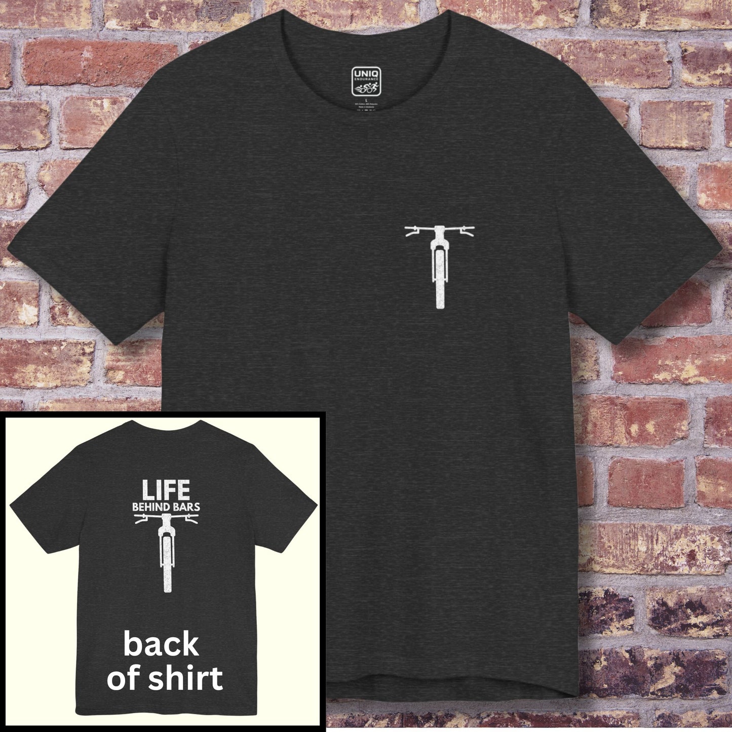 Back Print Behind Bars Tee