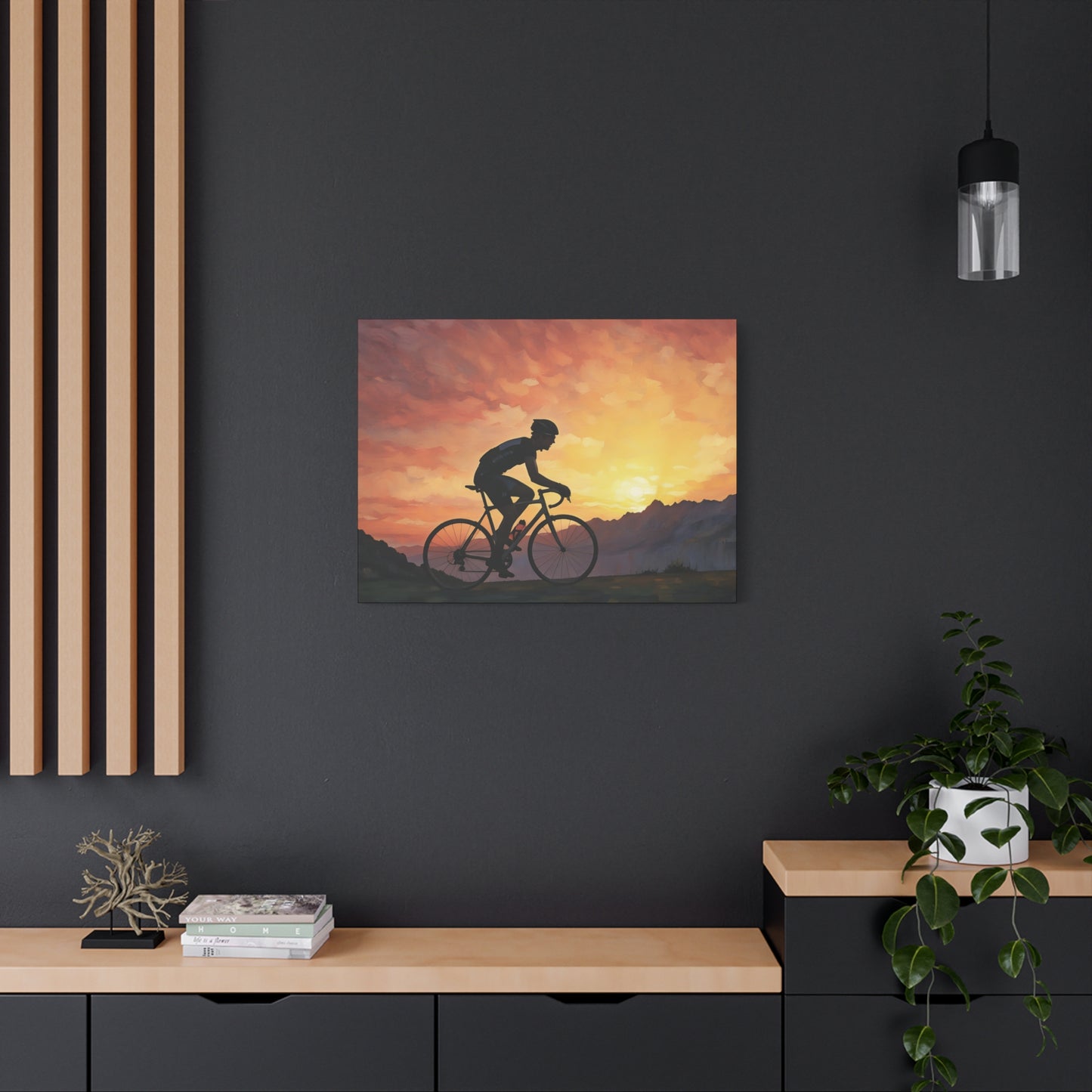 Sunset Male Cyclist