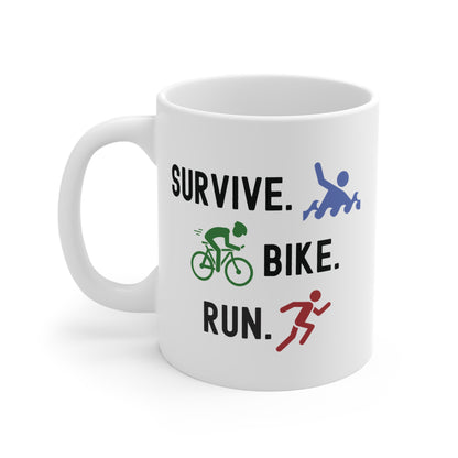 Survive Bike Run Mug