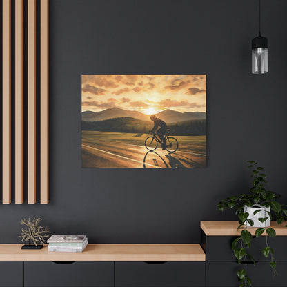 Sunset Female Cyclist 2