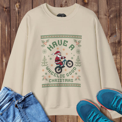 Wheelie Good Christmas Sweatshirt