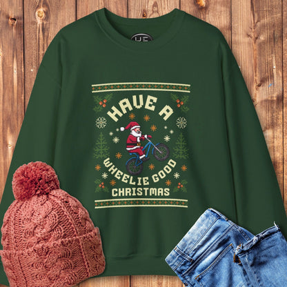 Wheelie Good Christmas Sweatshirt