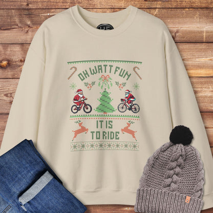 Oh Watt Fun Christmas Sweatshirt