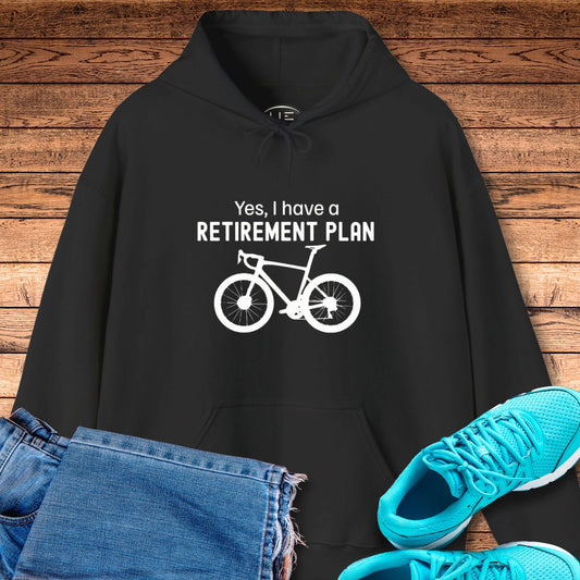 Retirement Plan Cycling Hoodie