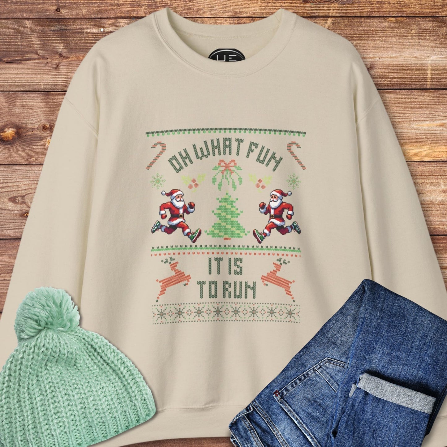 Fun To Run Christmas Sweatshirt