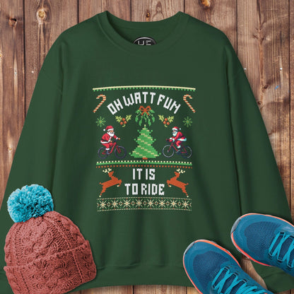 Oh Watt Fun Christmas Sweatshirt
