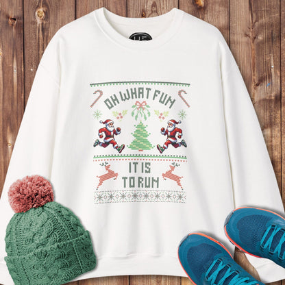 Fun To Run Christmas Sweatshirt