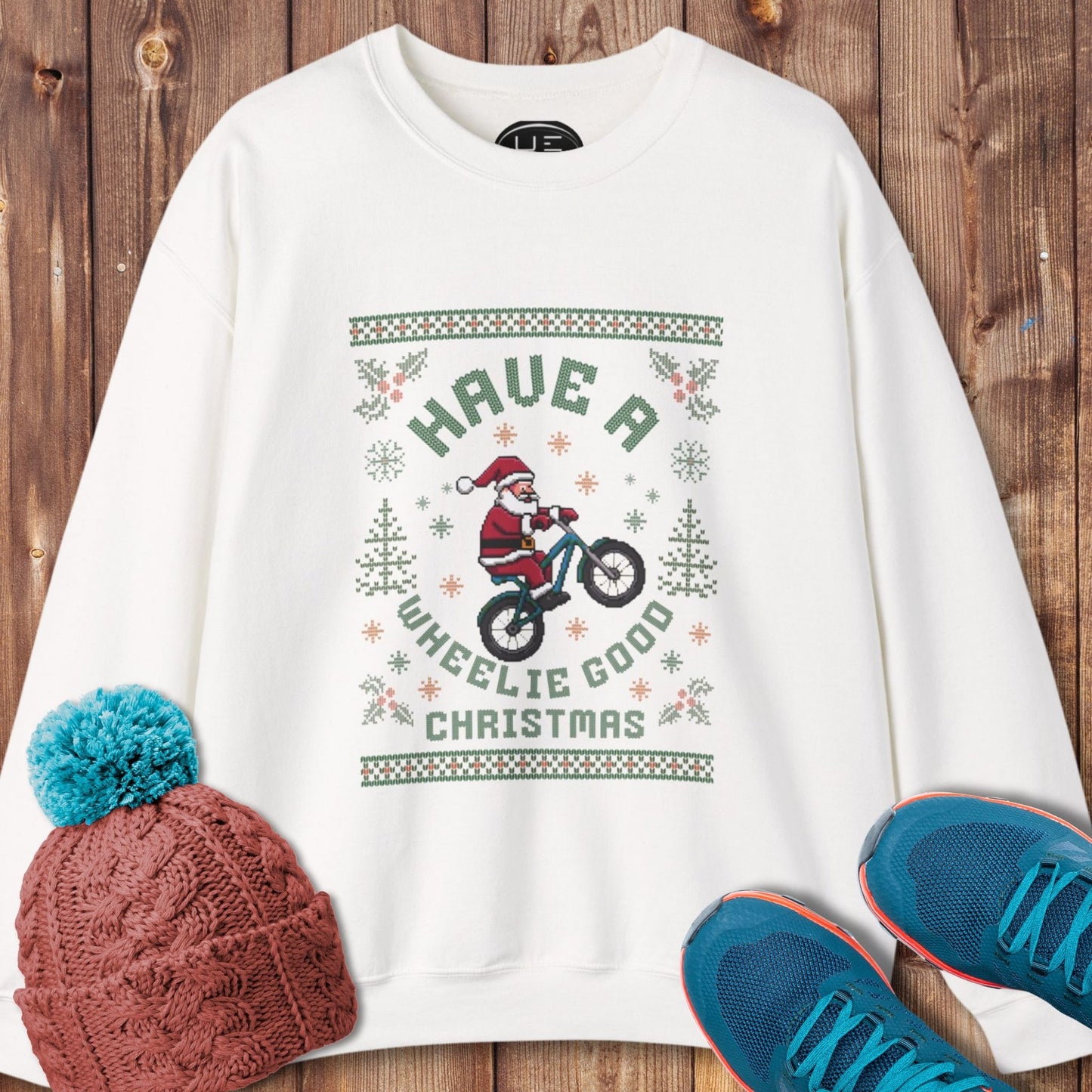 Wheelie Good Christmas Sweatshirt