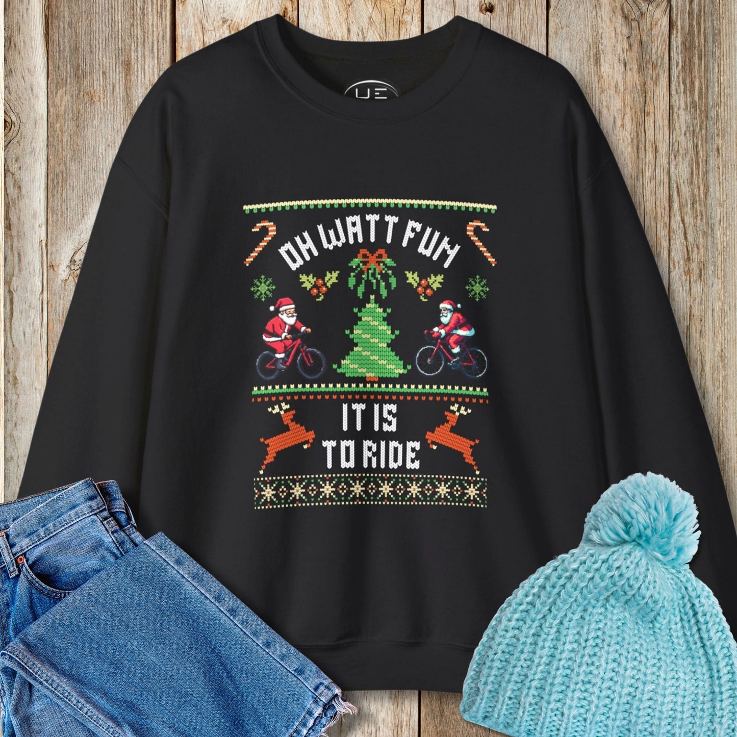 Oh Watt Fun Christmas Sweatshirt