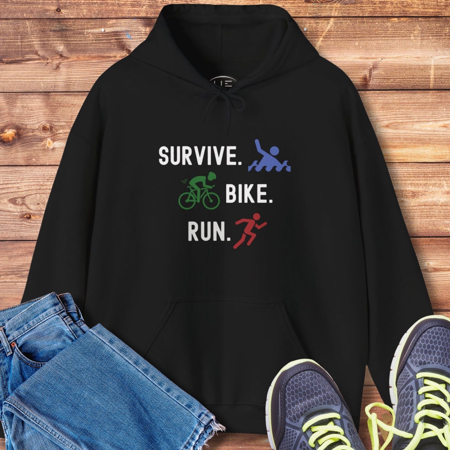 Survive Bike Run Hoodie
