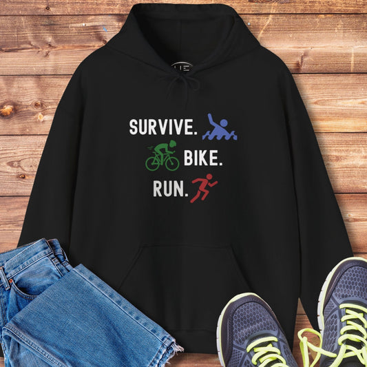 Survive Bike Run Hoodie