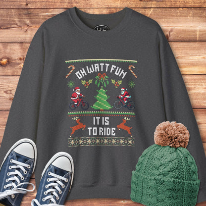 Oh Watt Fun Christmas Sweatshirt
