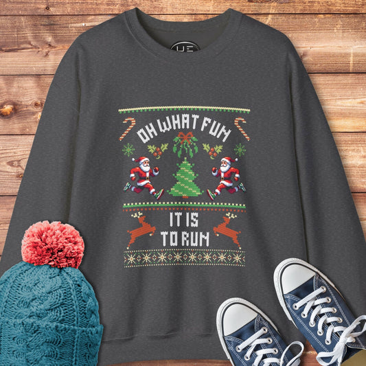 Fun To Run Christmas Sweatshirt