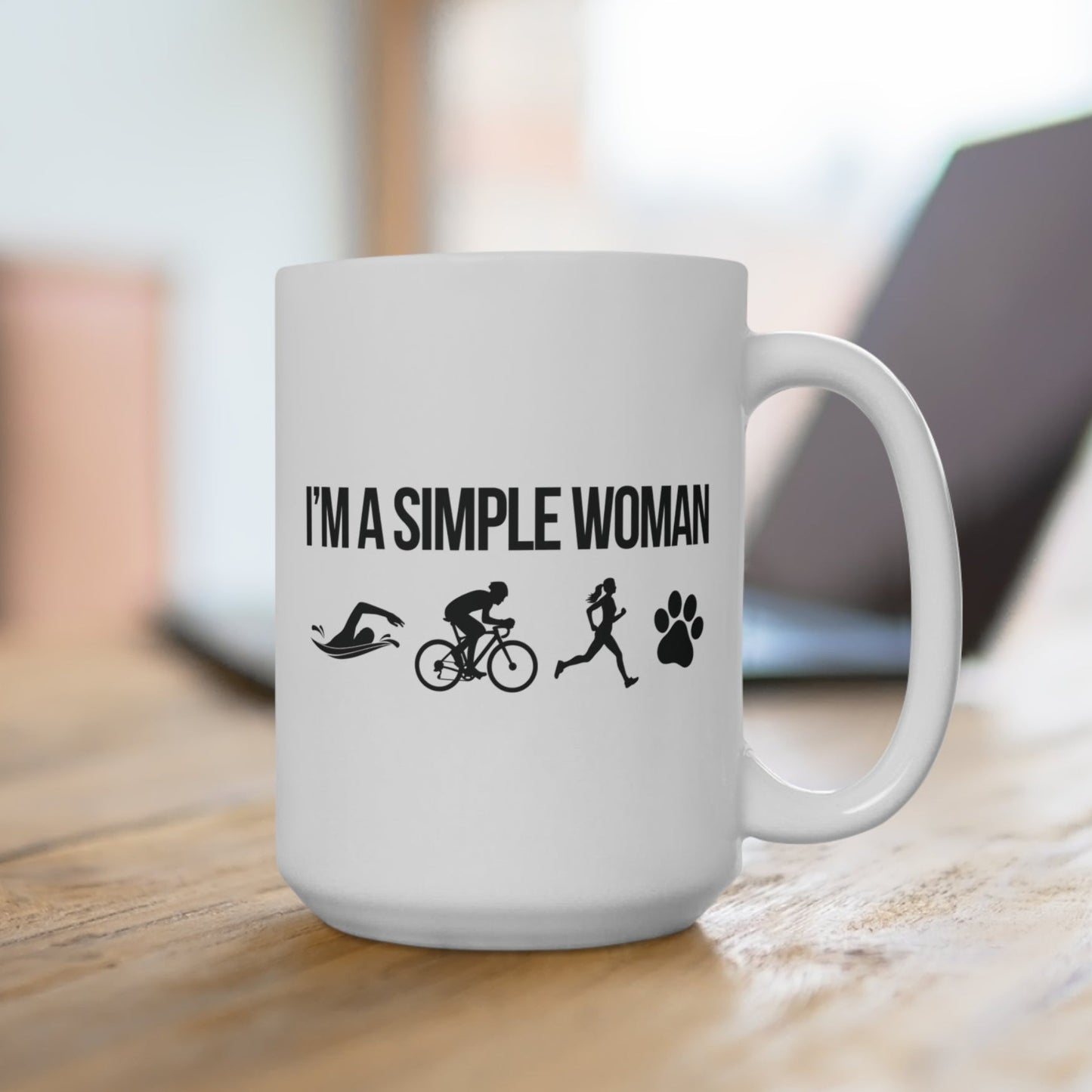 Simple Woman TRI & Paw Mug