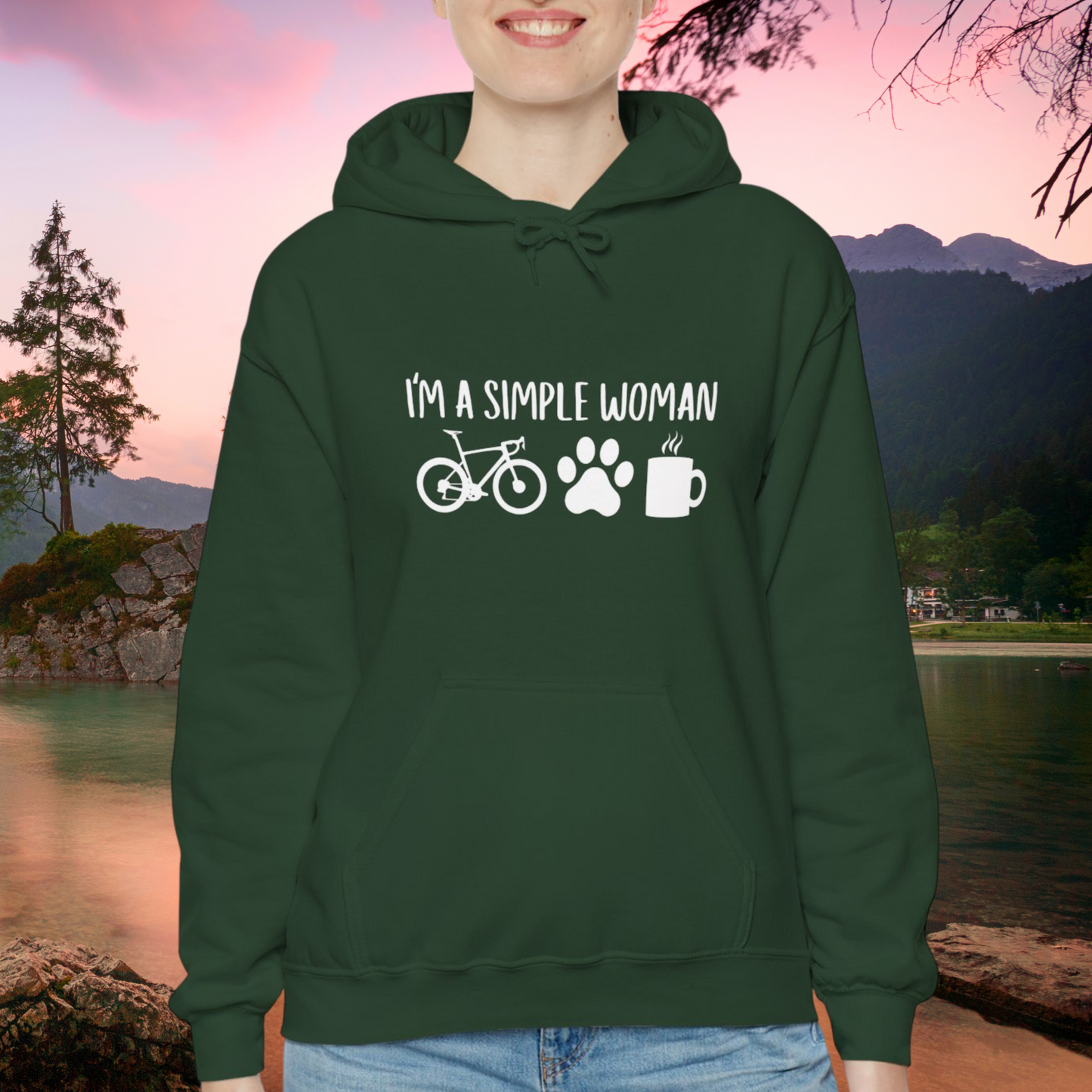 Simple Paw & Coffee Hoodie