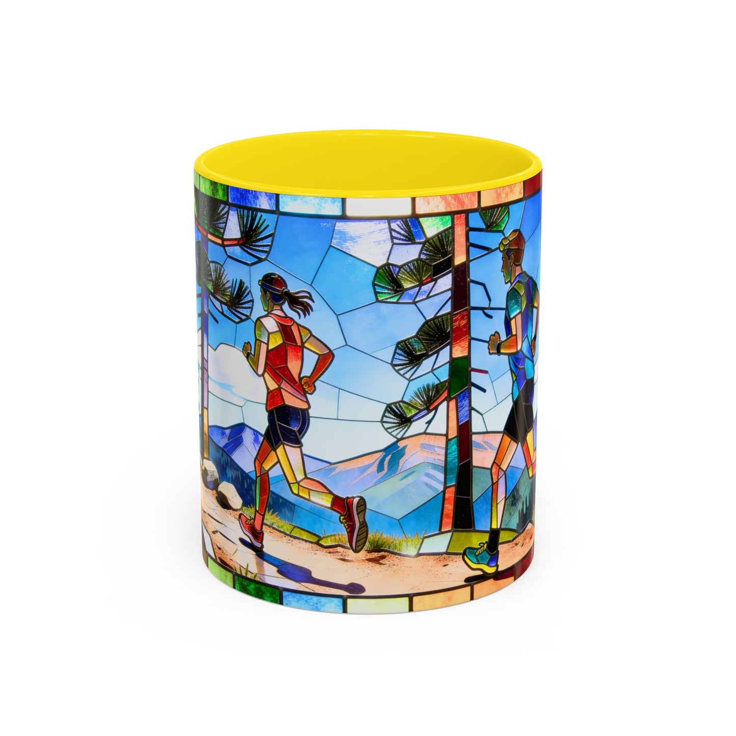Stained Glass Trail Runners Mug