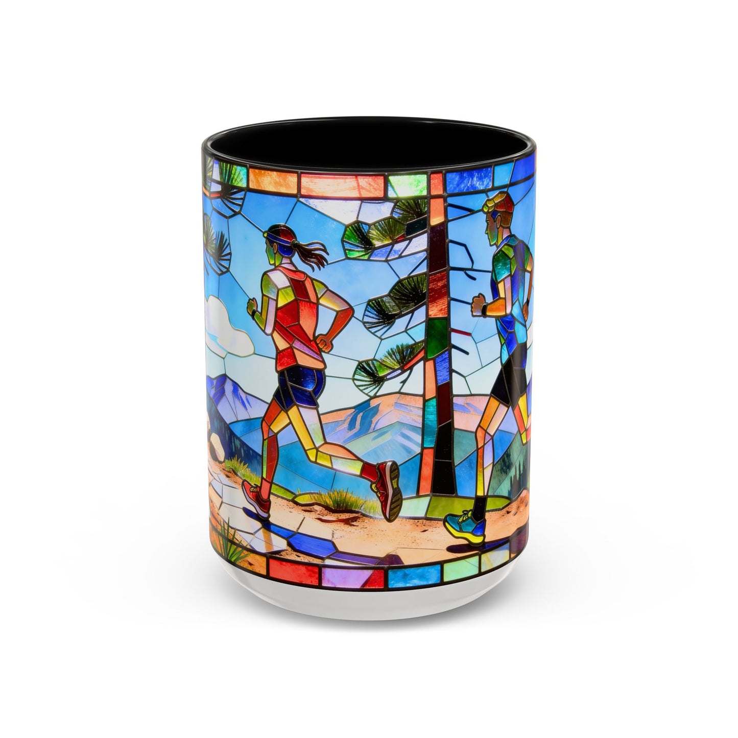 Stained Glass Trail Runners Mug