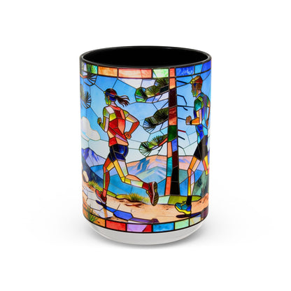 Stained Glass Trail Runners Mug