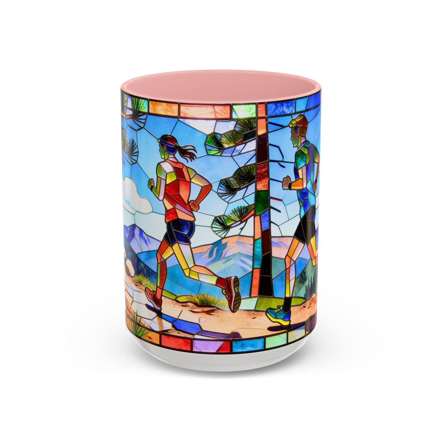 Stained Glass Trail Runners Mug
