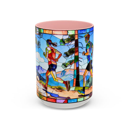 Stained Glass Trail Runners Mug