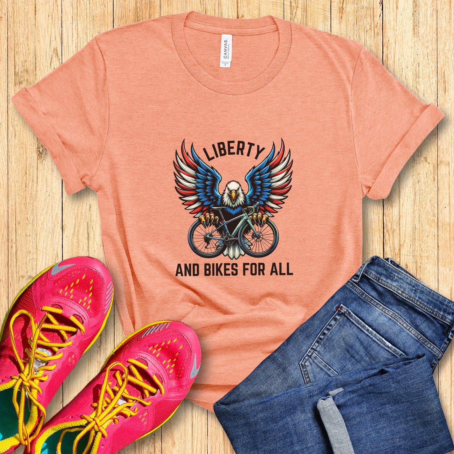 Liberty & Bikes Tee