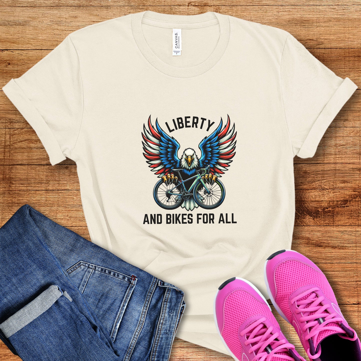 Liberty & Bikes Tee
