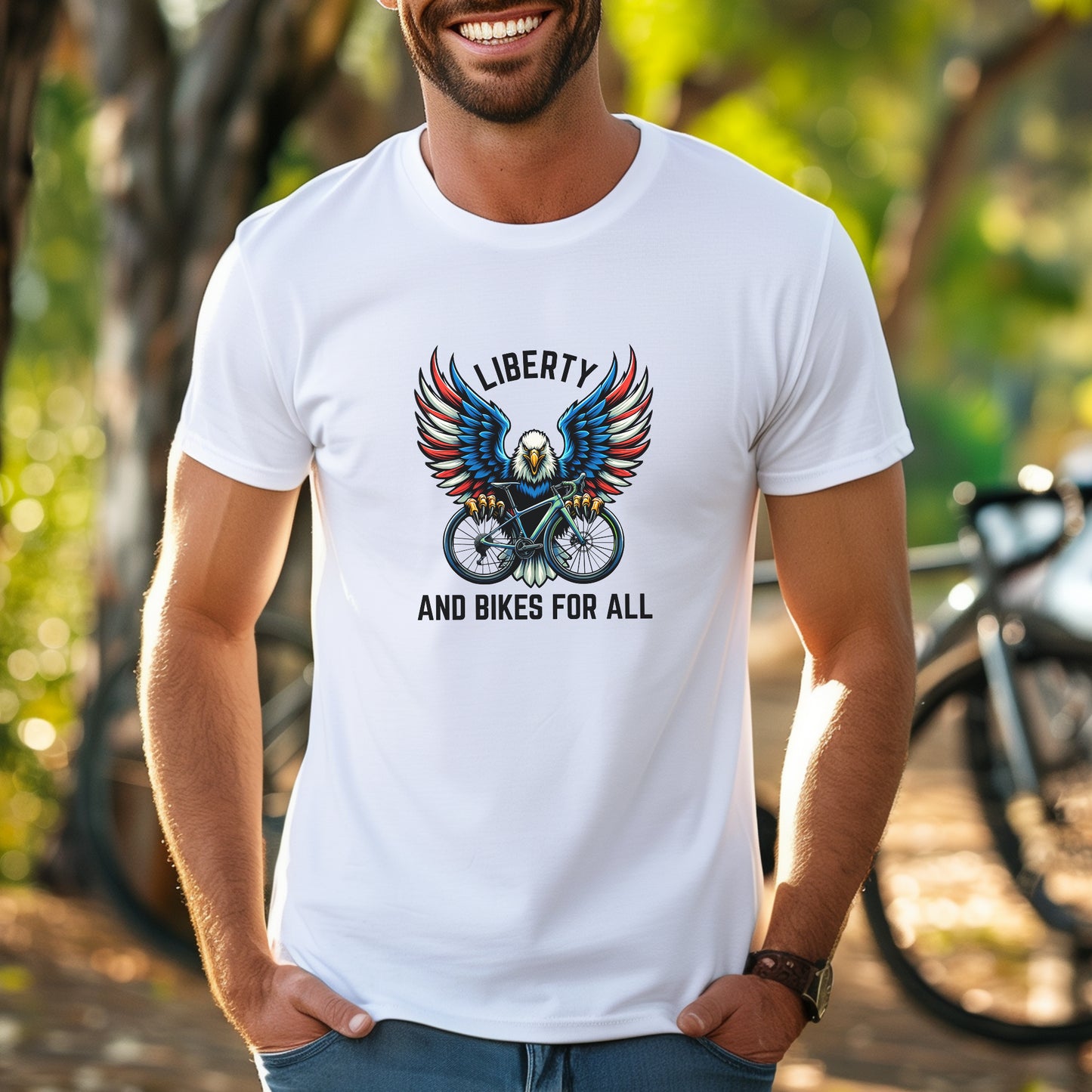 Liberty & Bikes Tee