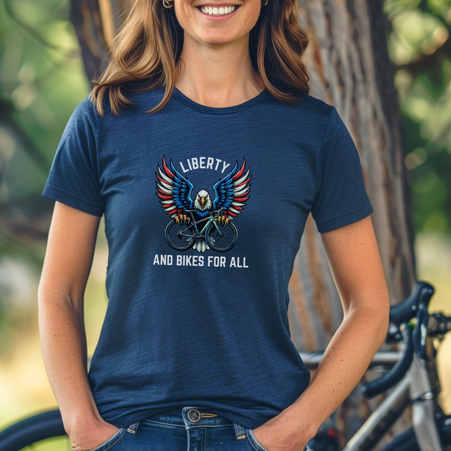 Liberty & Bikes Tee