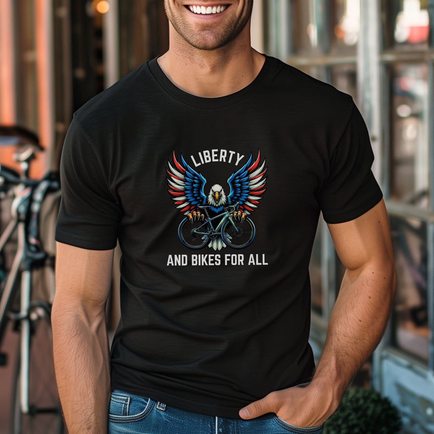 Liberty & Bikes Tee