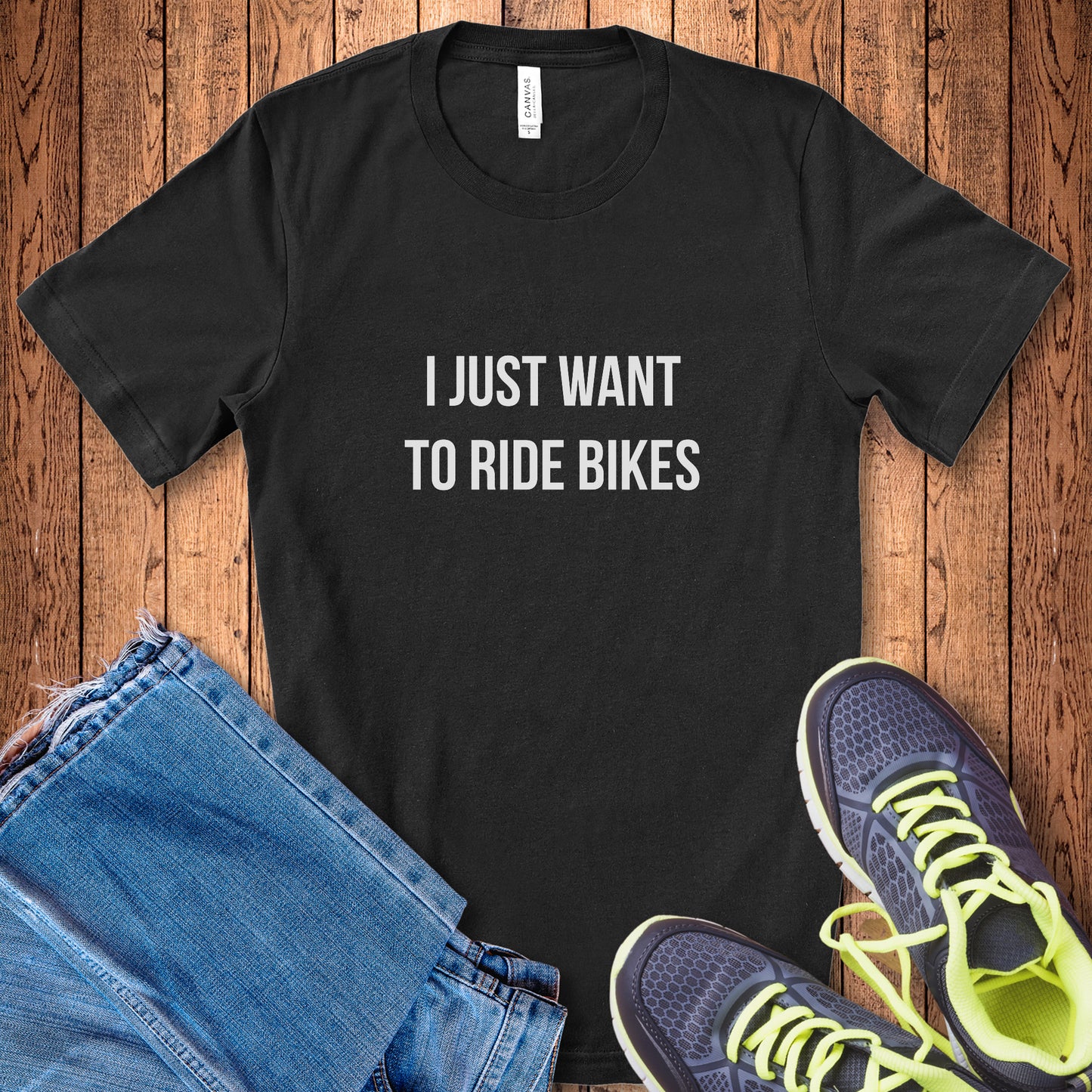 Want To Ride Bikes Tee