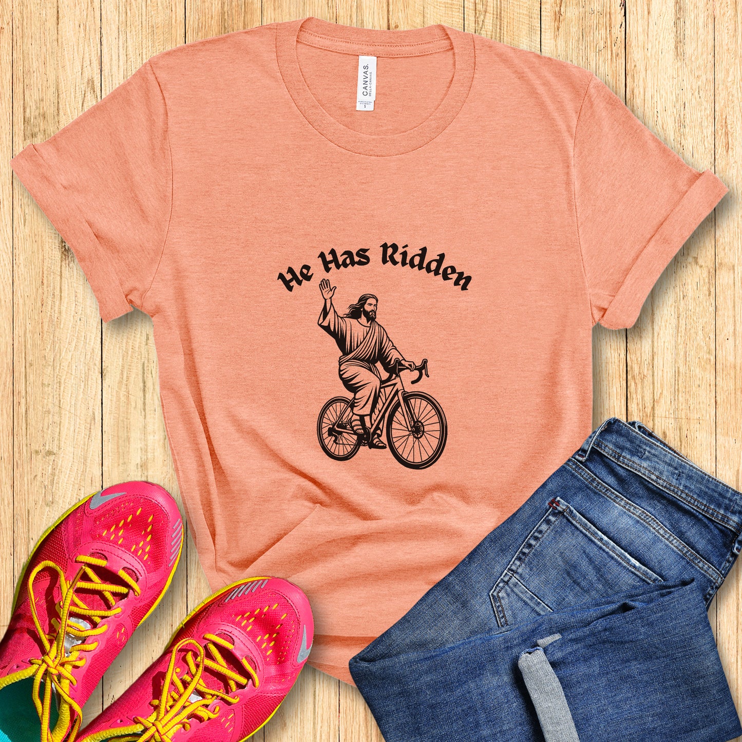He Has Ridden Tee