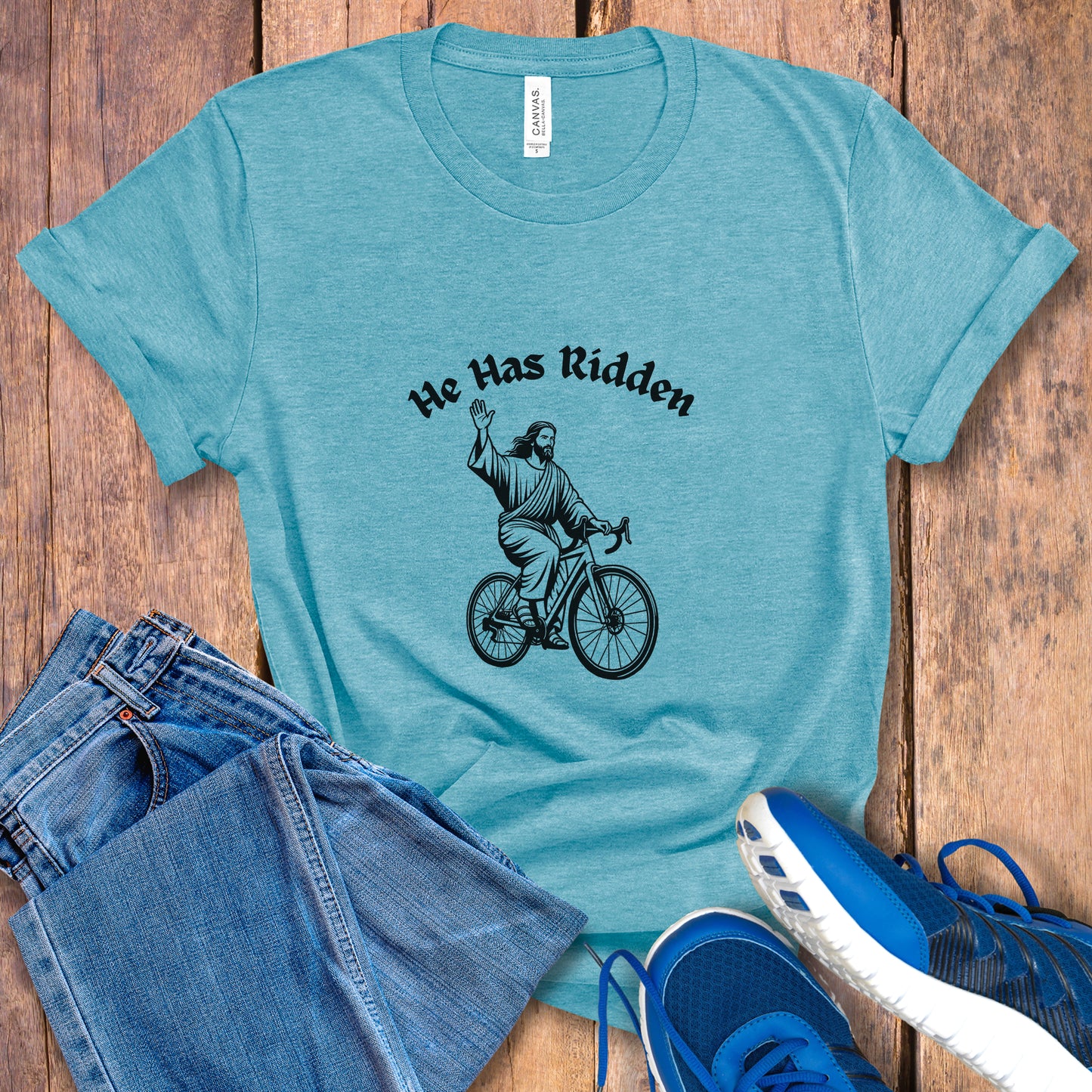 He Has Ridden Tee