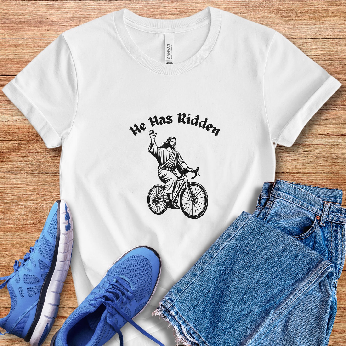 He Has Ridden Tee