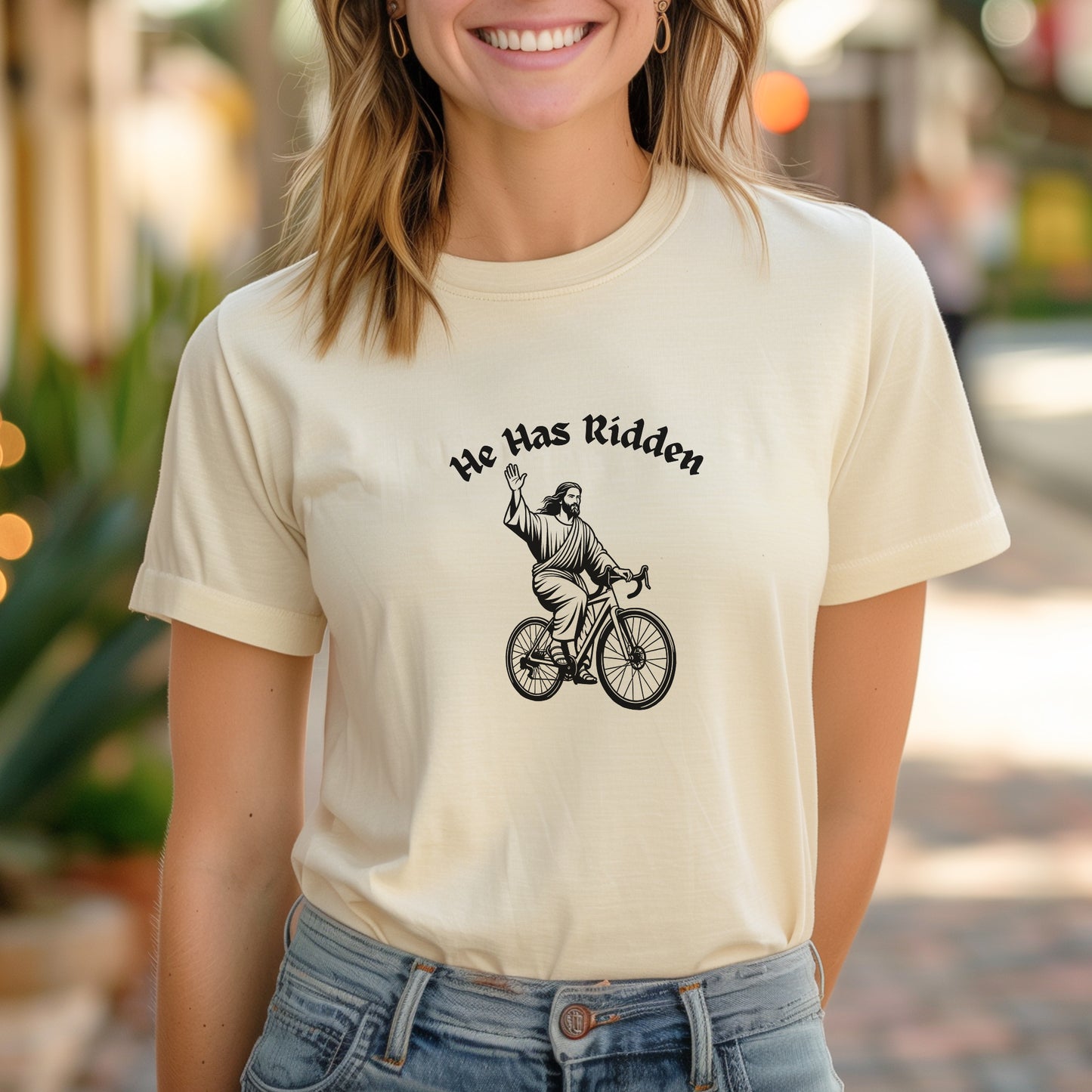 He Has Ridden Tee