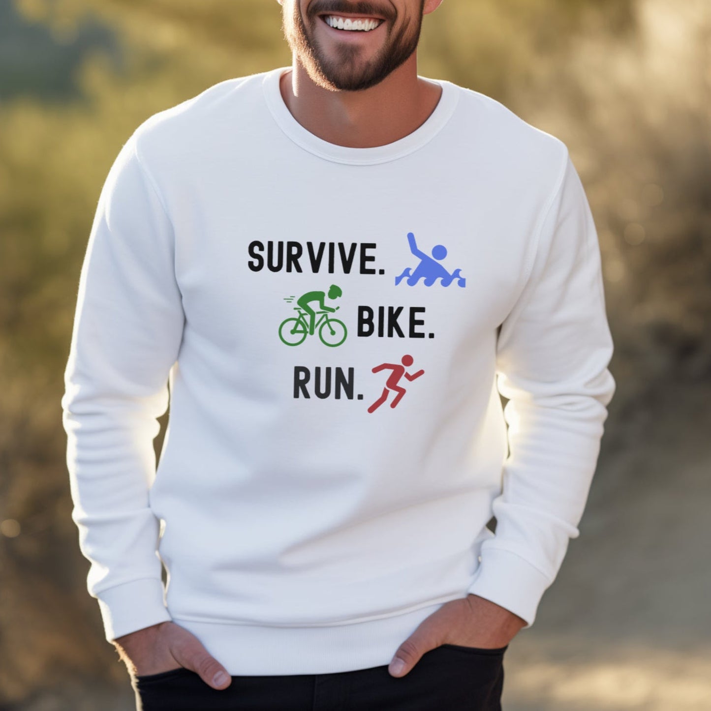 Survive Bike Run Sweatshirt