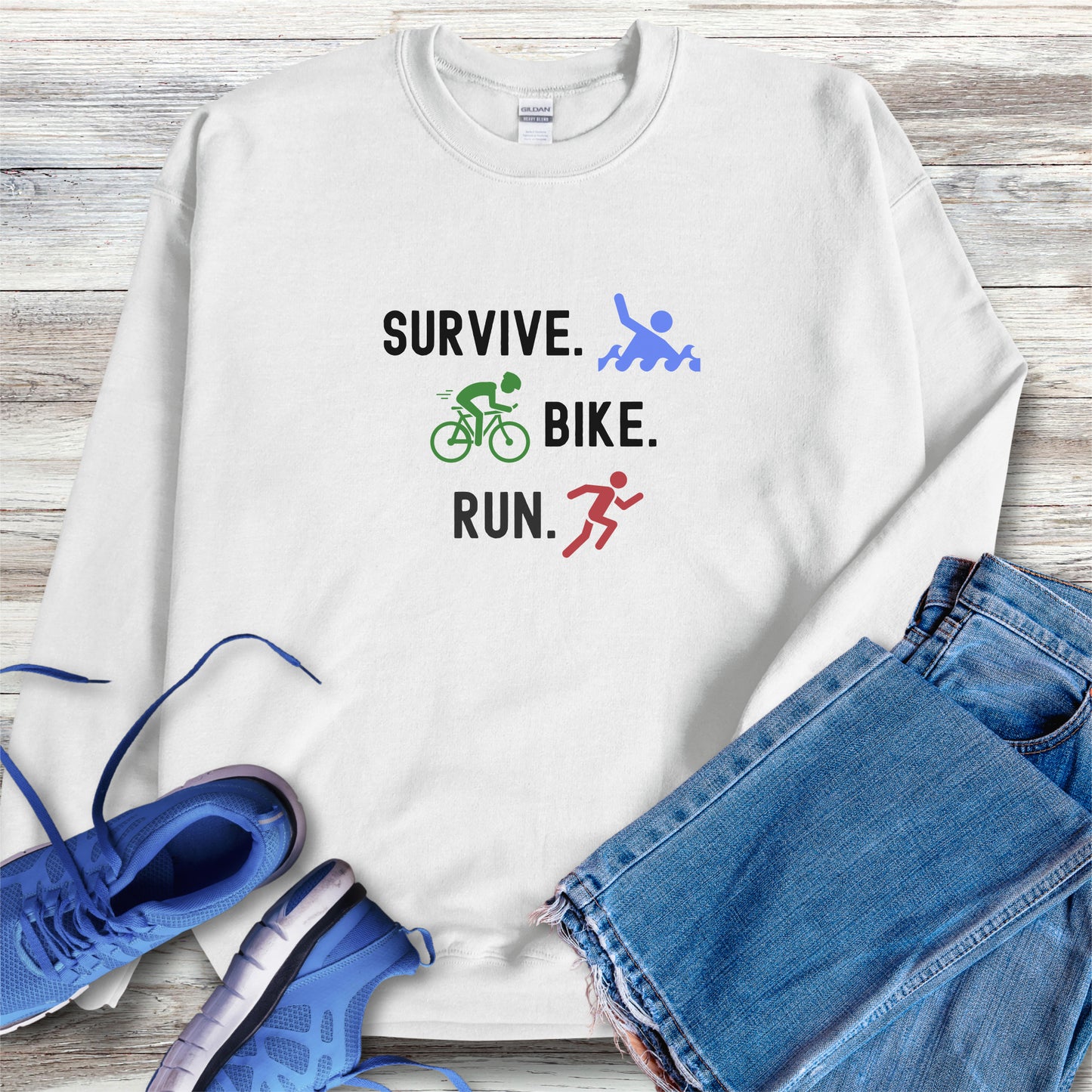 Survive Bike Run Sweatshirt