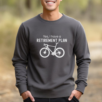 Retirement Plan Cycling Sweatshirt