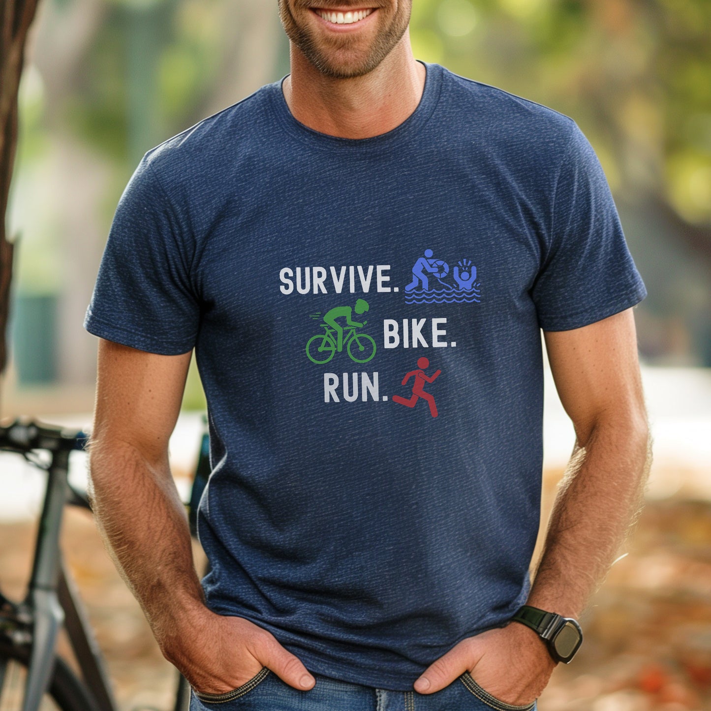Survive The Swim Tee