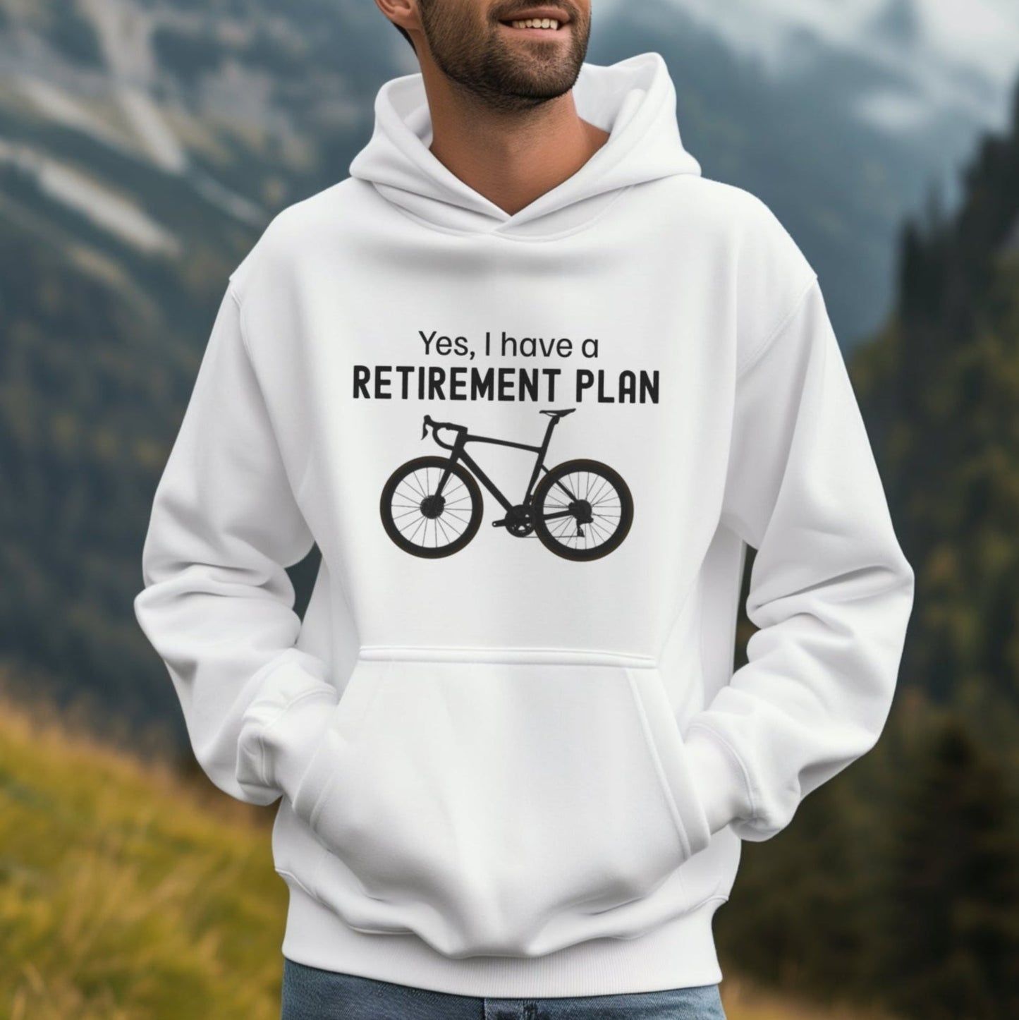 Retirement Plan Cycling Hoodie